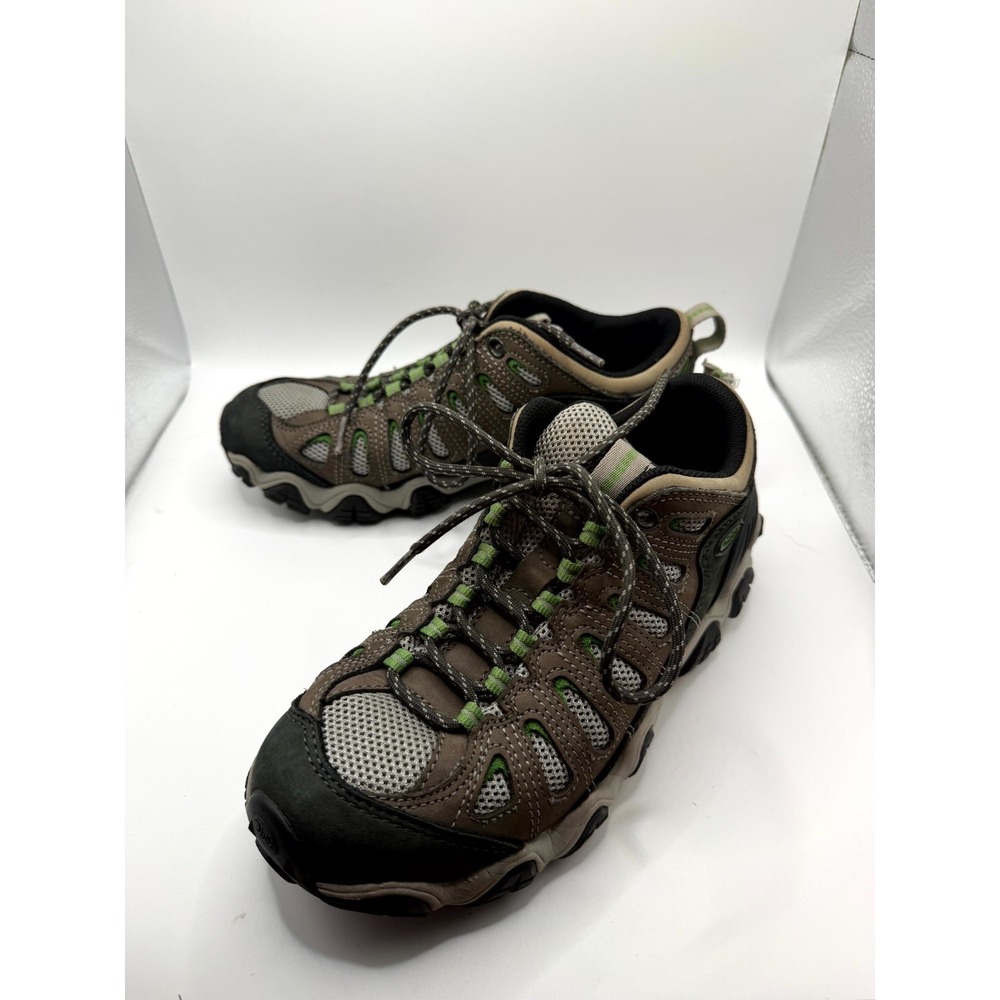 Oboz Sawtooth II Low Womens 7.5 Sneaker Brown Leather Waterproof Hiking Shoes